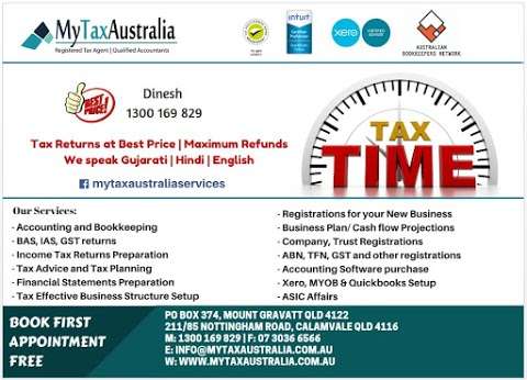 Photo: My Tax Australia - Accountant, Tax Return and Bookkeeping Service in Brisbane
